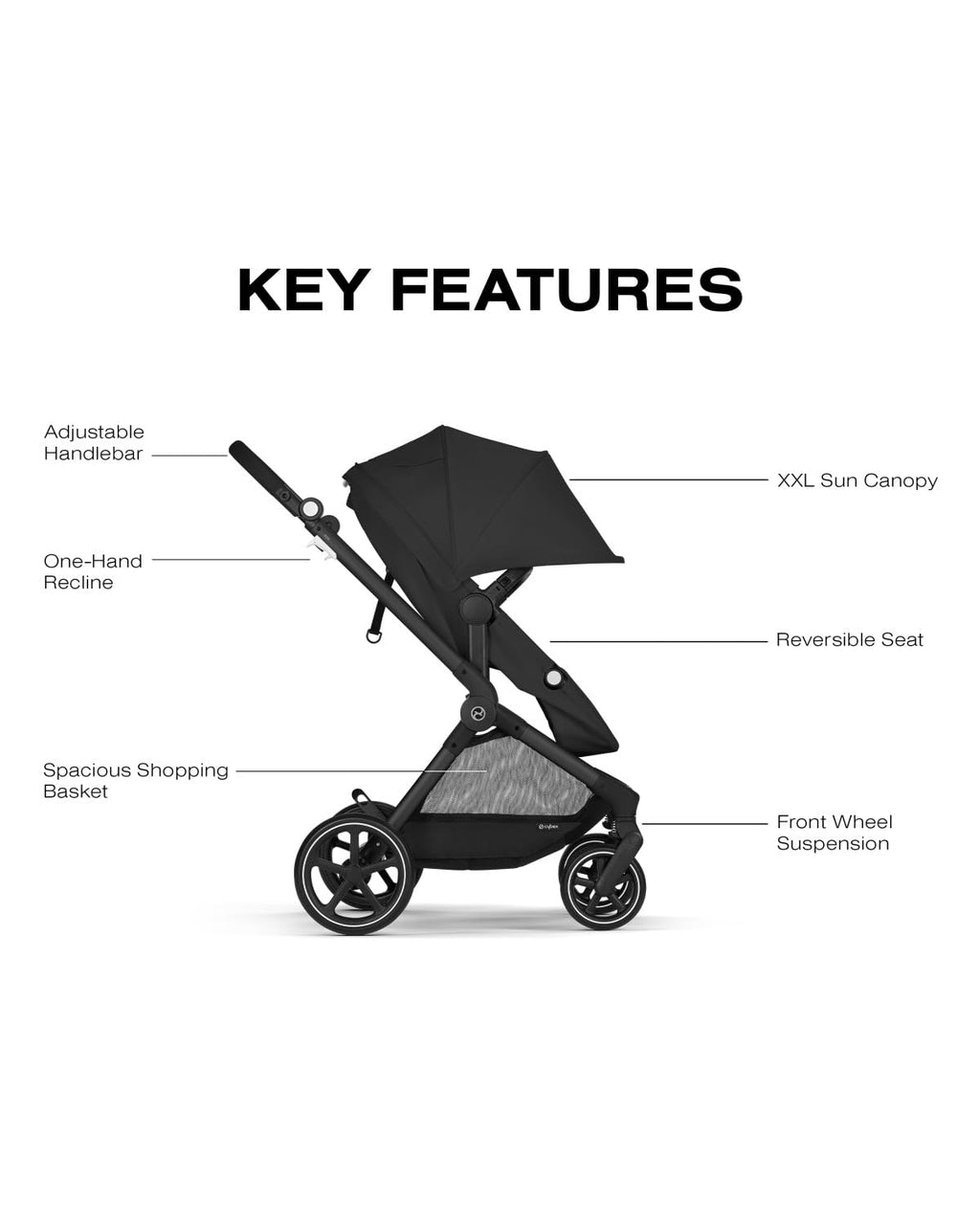 2-in-1 Baby Stroller and Car Seat Combo W56009
