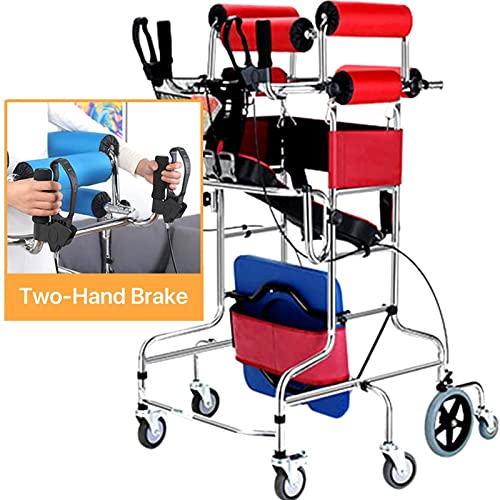 Upright Rollator Walker with 8 Wheels and Seat X147979
