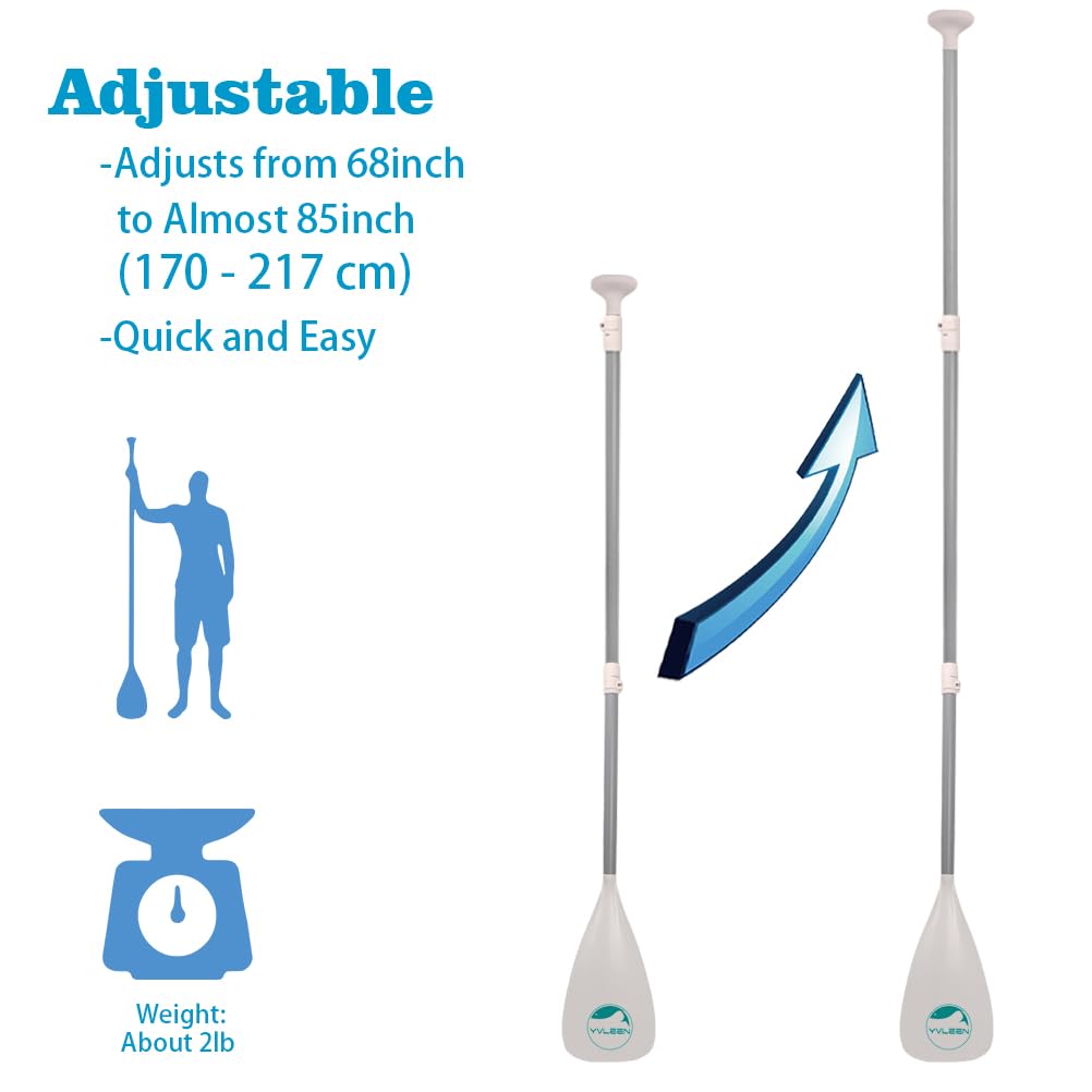 Adjustable Aluminum 4-Piece Floating Paddle L516