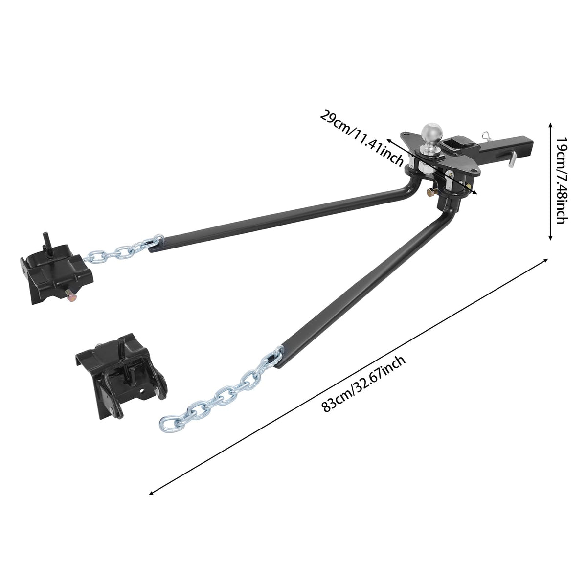 14000Lbs Weight Distribution Hitch with Sway Control I444