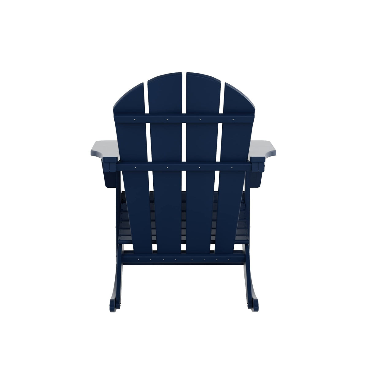 Navy Blue HDPE Outdoor Rocking Chair N474028