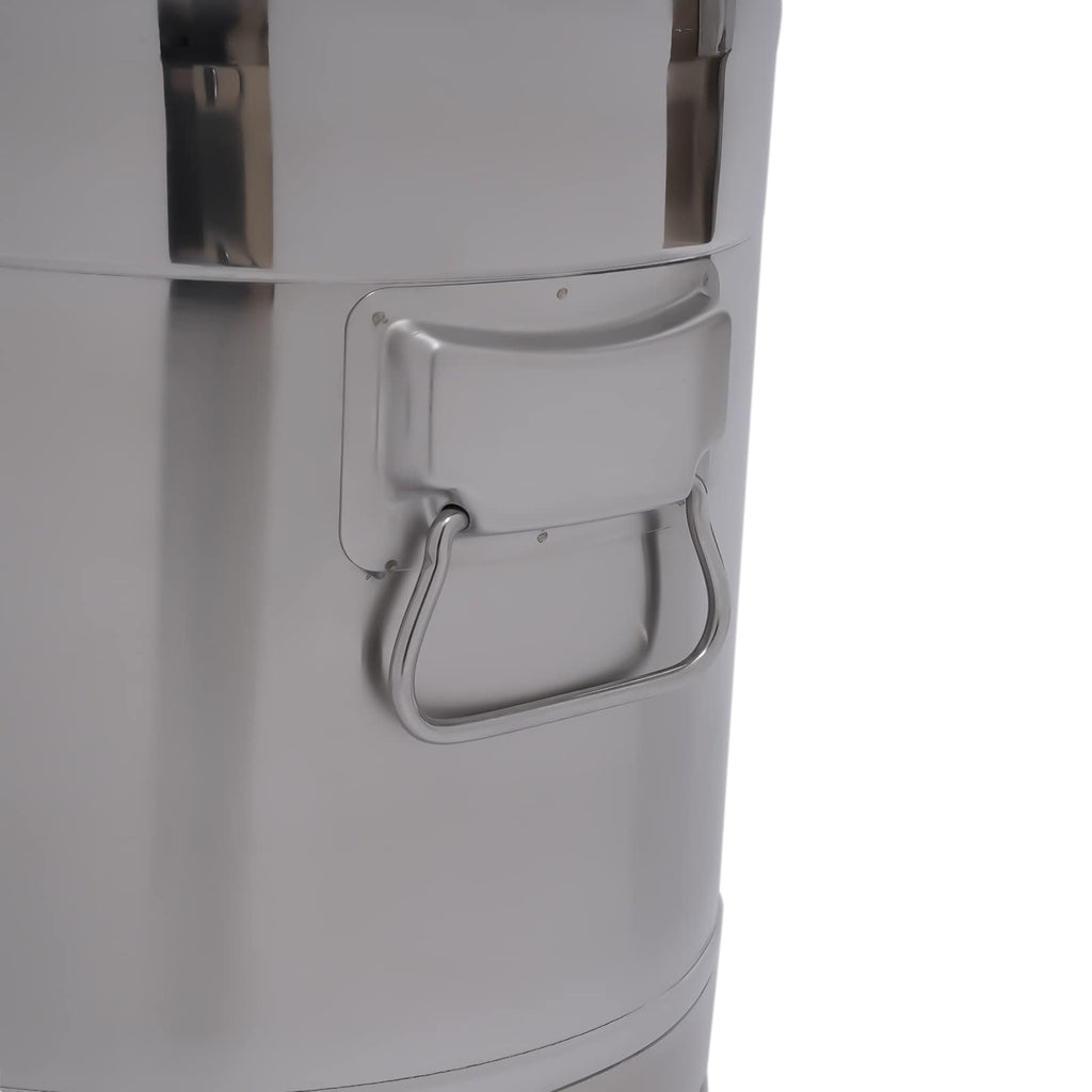28L Stainless Steel Milk Can with Faucet & Lid W363122