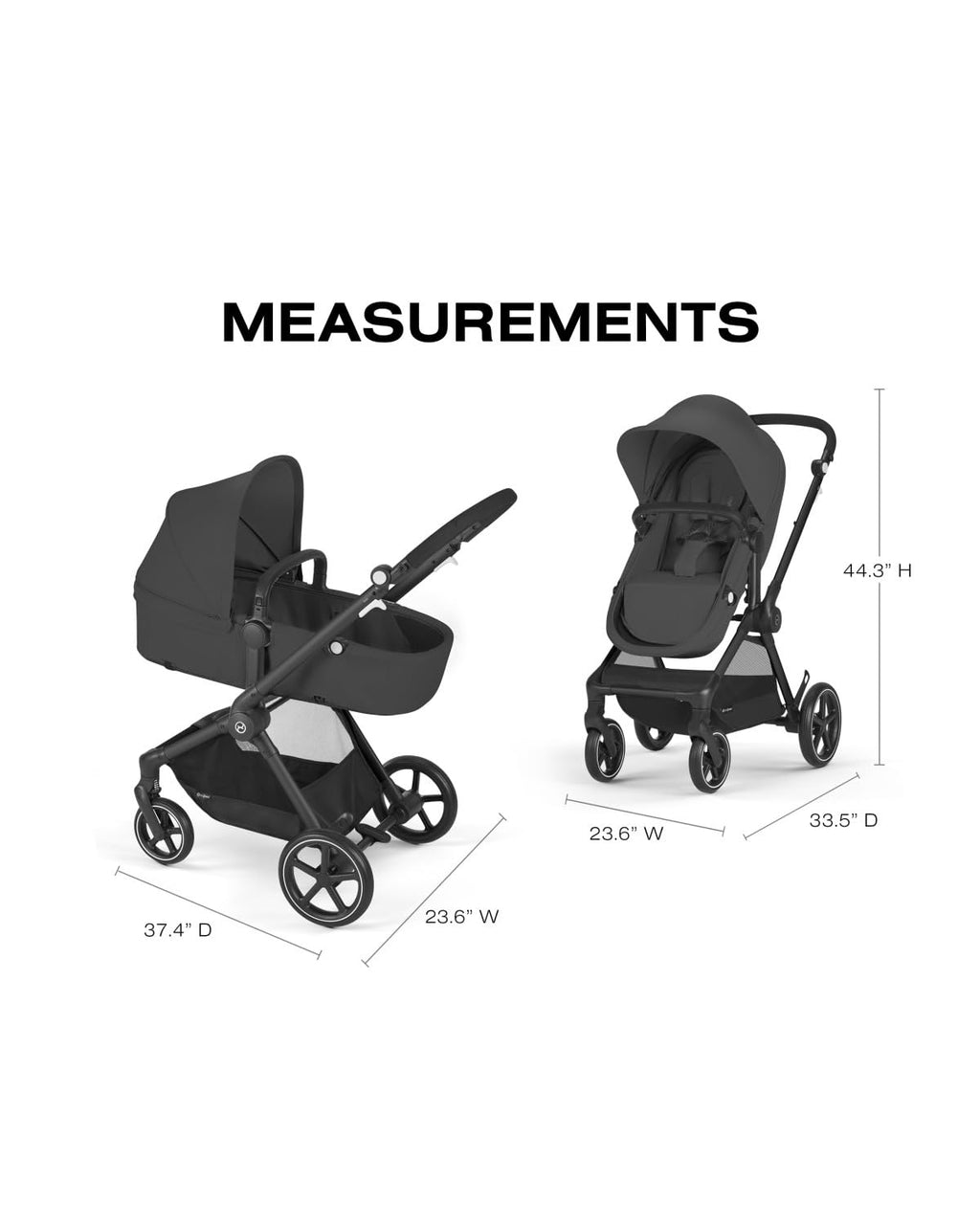 2-in-1 Baby Stroller and Car Seat Combo W56009