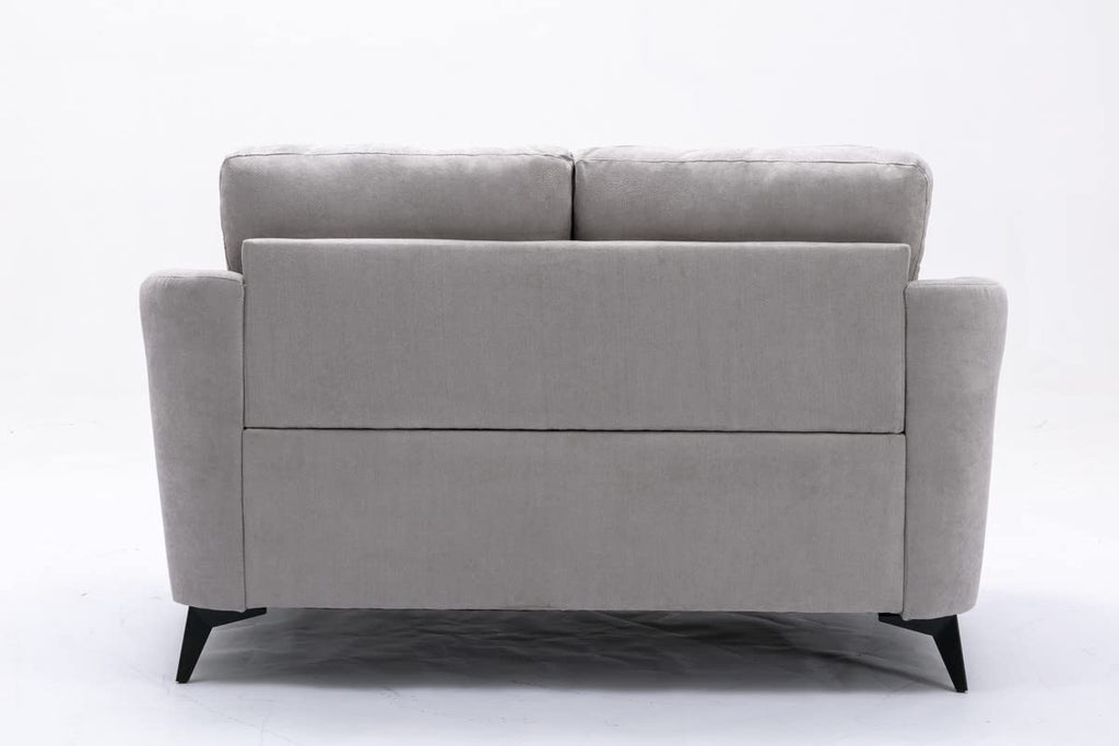 Light Gray Upholstered Loveseat H32905