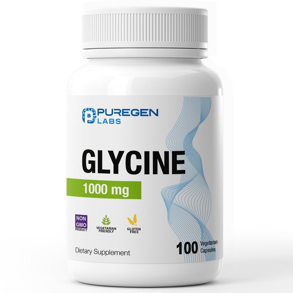 Glycine 1000mg 100 Vegetarian Capsules E932089