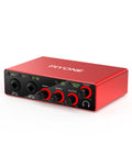 2X2 24-bit/192kHz Audio Interface with XLR/TRS Combo Input J68641