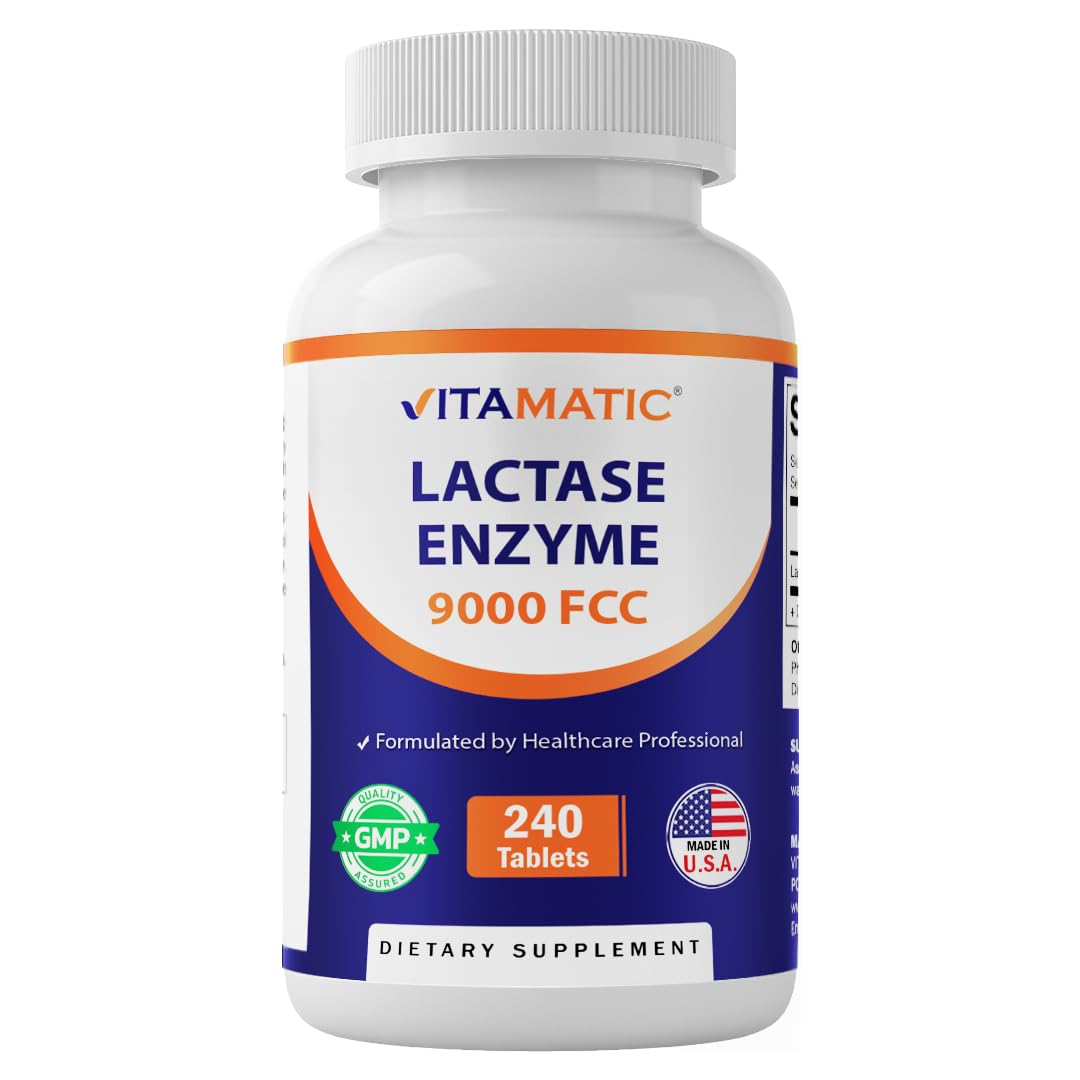 Lactase Enzyme 9000 FCC 240 Tablets P85212