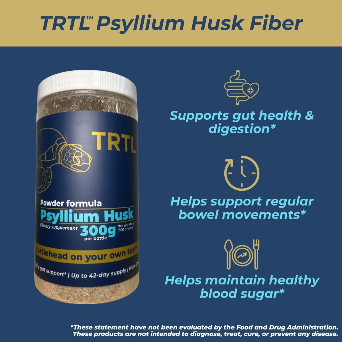 Psyllium Husk Whole Fiber Supplement K2095