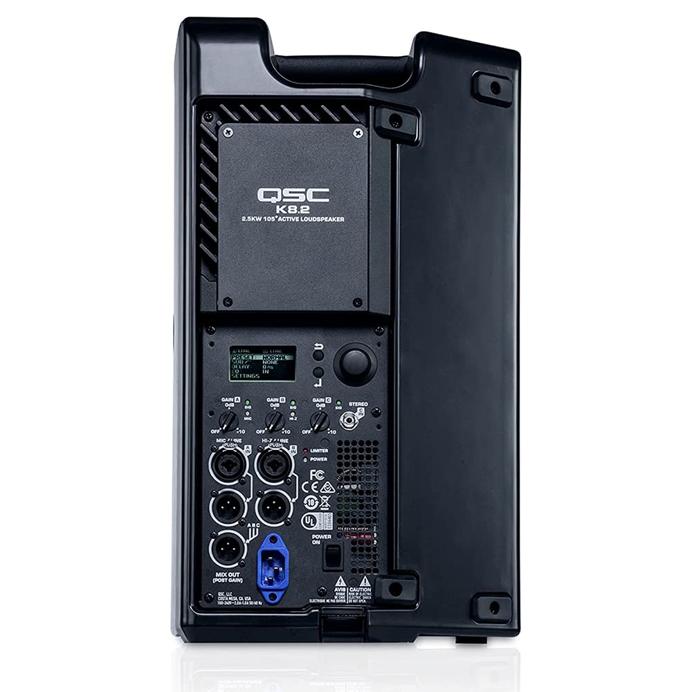 8" 2000W Powered Portable PA Speaker Pair S870