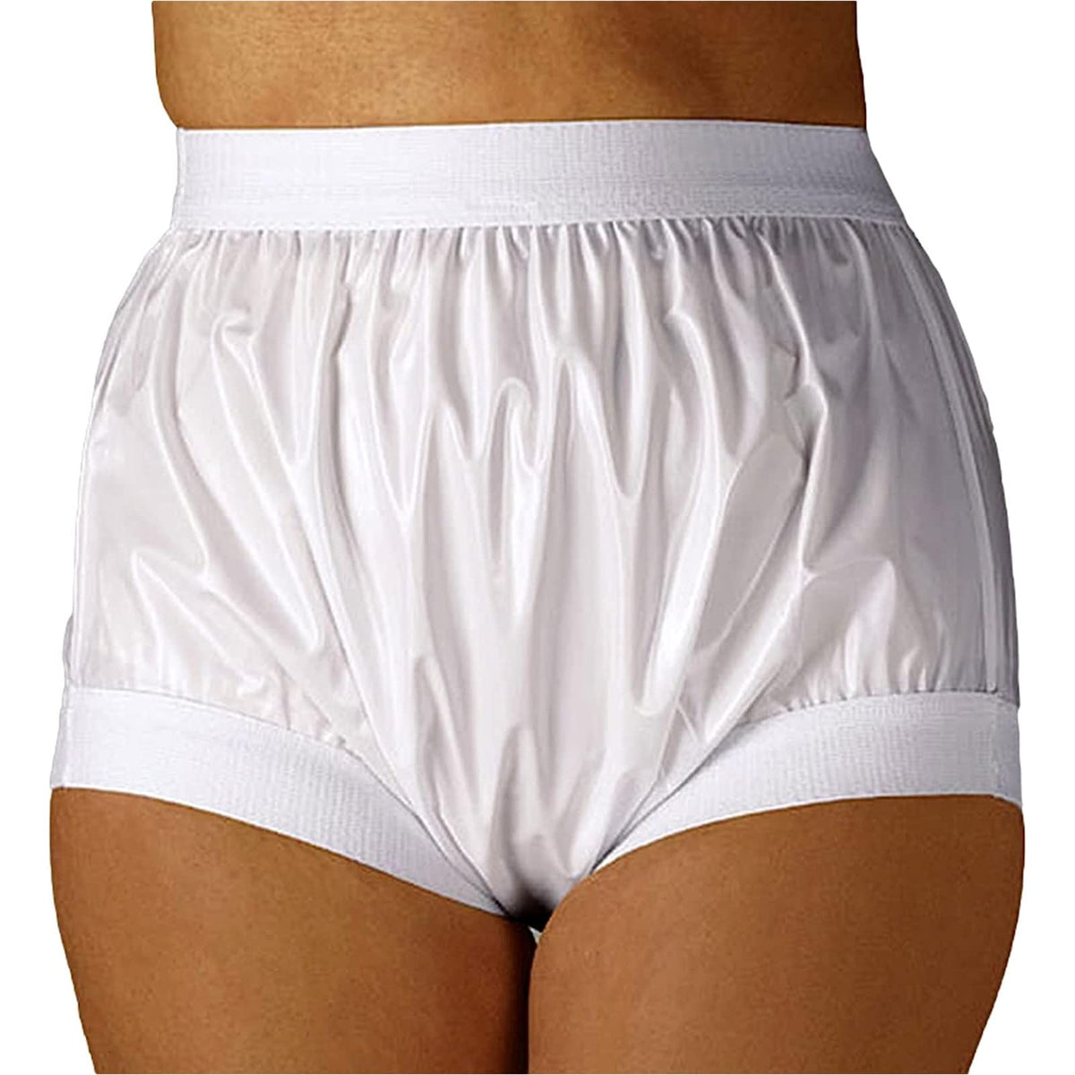 2Pcs Waterproof Incontinence Underwear (White, Medium) P338