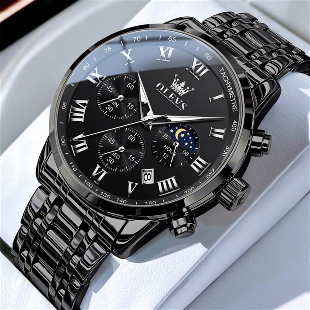 Men Stainless Steel Analog Quartz Wrist Watch O340434