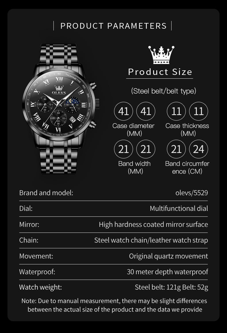 Men Stainless Steel Analog Quartz Wrist Watch O340434
