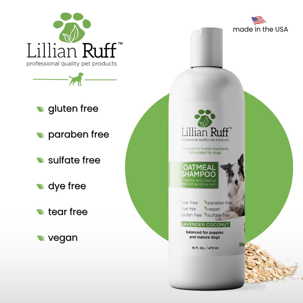 Oatmeal Dog Shampoo 16oz G77385