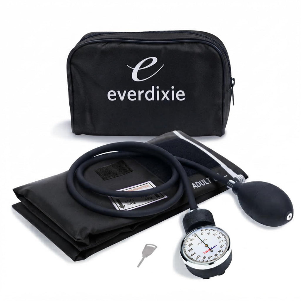 Aneroid Sphygmomanometer Blood Pressure Set with Adult Cuff and Carrying Case K3325