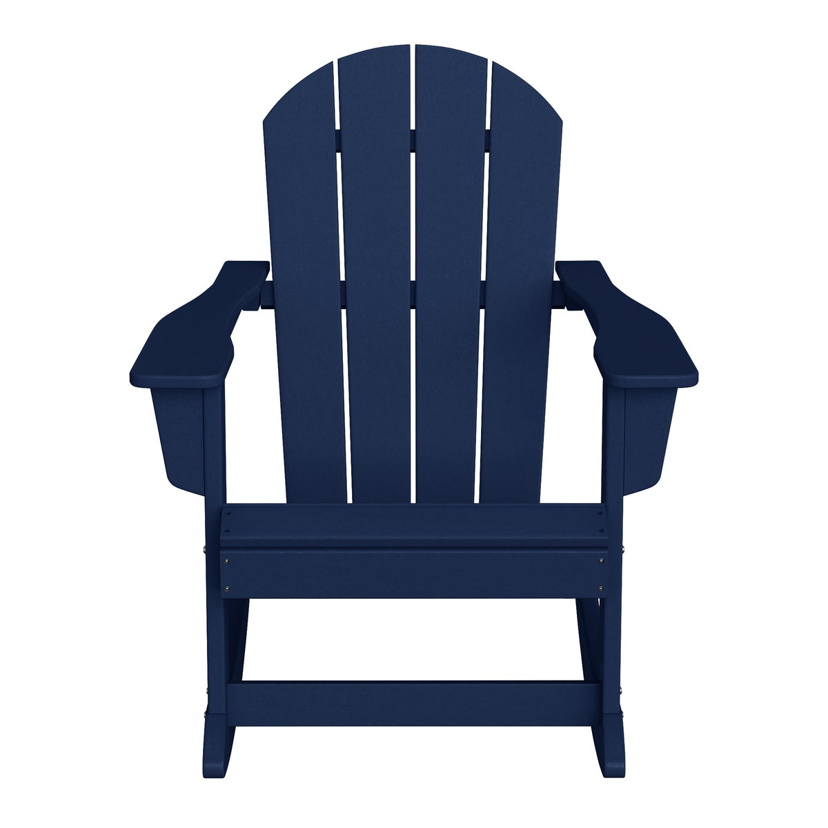 Navy Blue HDPE Outdoor Rocking Chair N474028