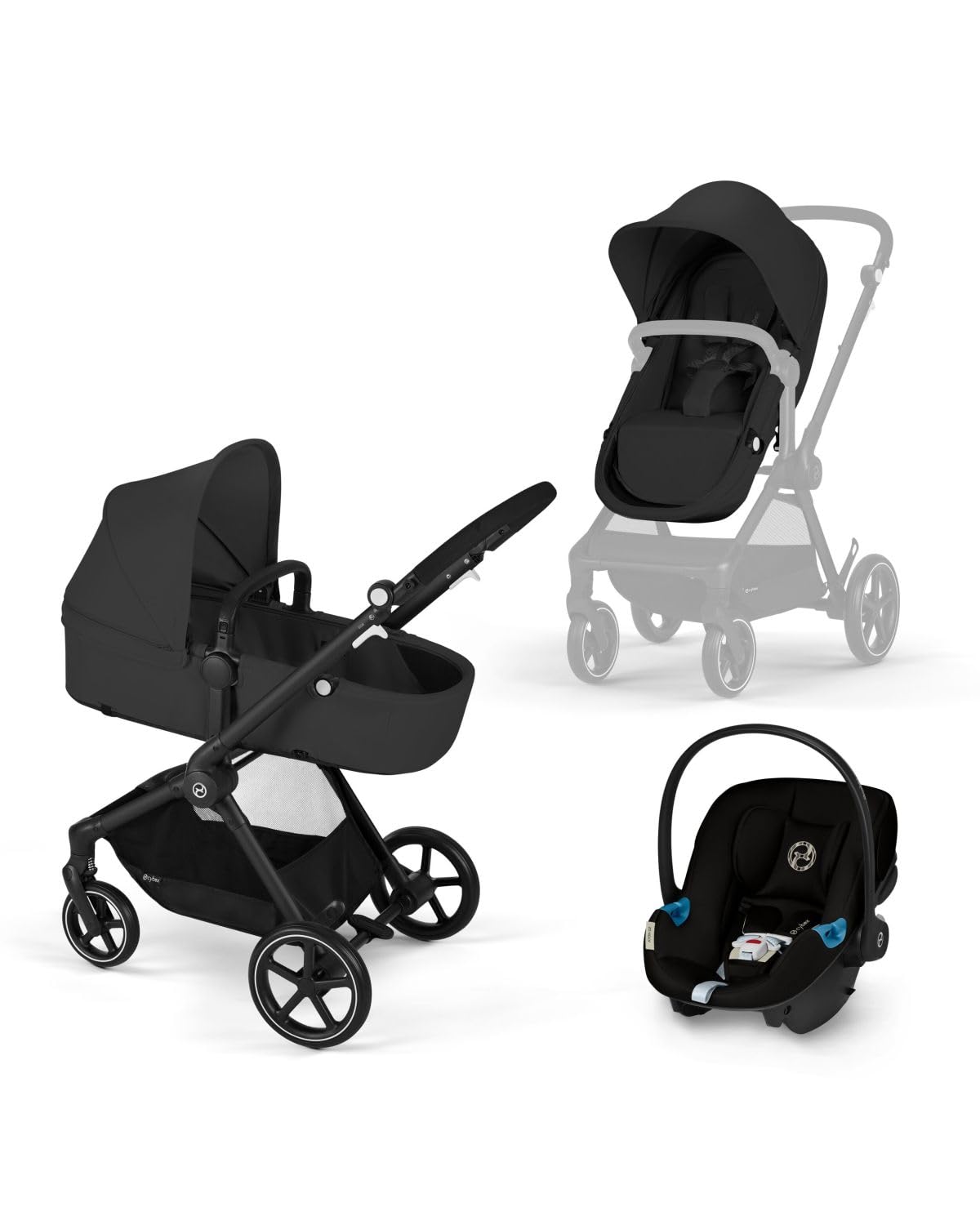 2-in-1 Baby Stroller and Car Seat Combo W56009