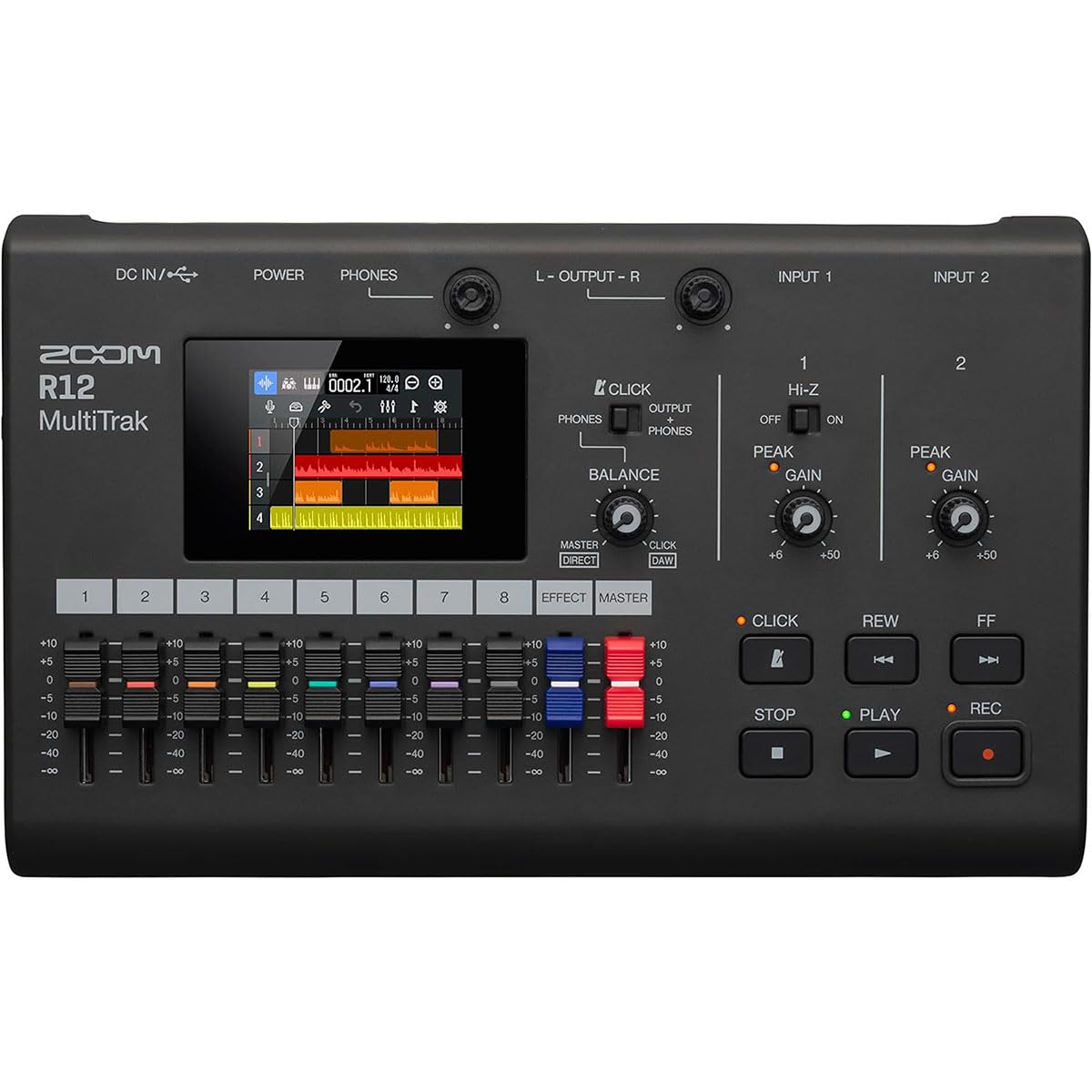 Portable Digital Recorder and Control Surface with Studio Monitor Headphones Z76399