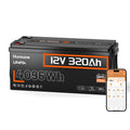 12V 320Ah LiFePO4 Lithium Battery with 250A BMS F57883