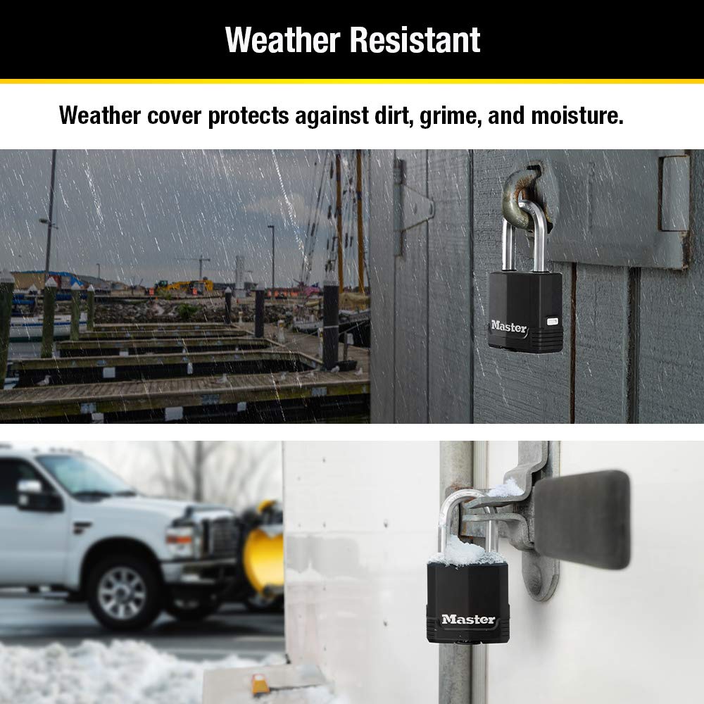 Heavy-Duty Keyed Outdoor Padlock 4-Pack N1693