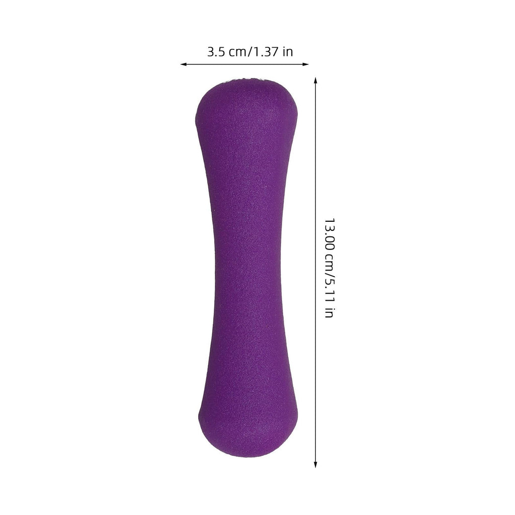 2pcs 0.5kg Purple Neoprene Coated Bone Shaped Dumbbells T853144