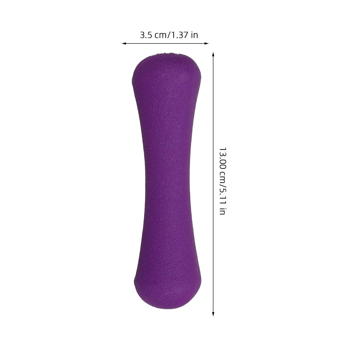 2pcs 0.5kg Purple Neoprene Coated Bone Shaped Dumbbells T853144