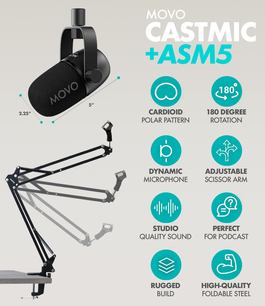 4-Person Podcast Equipment Bundle with 4-Channel USB Audio Interface and 4 Dynamic Microphones I8910