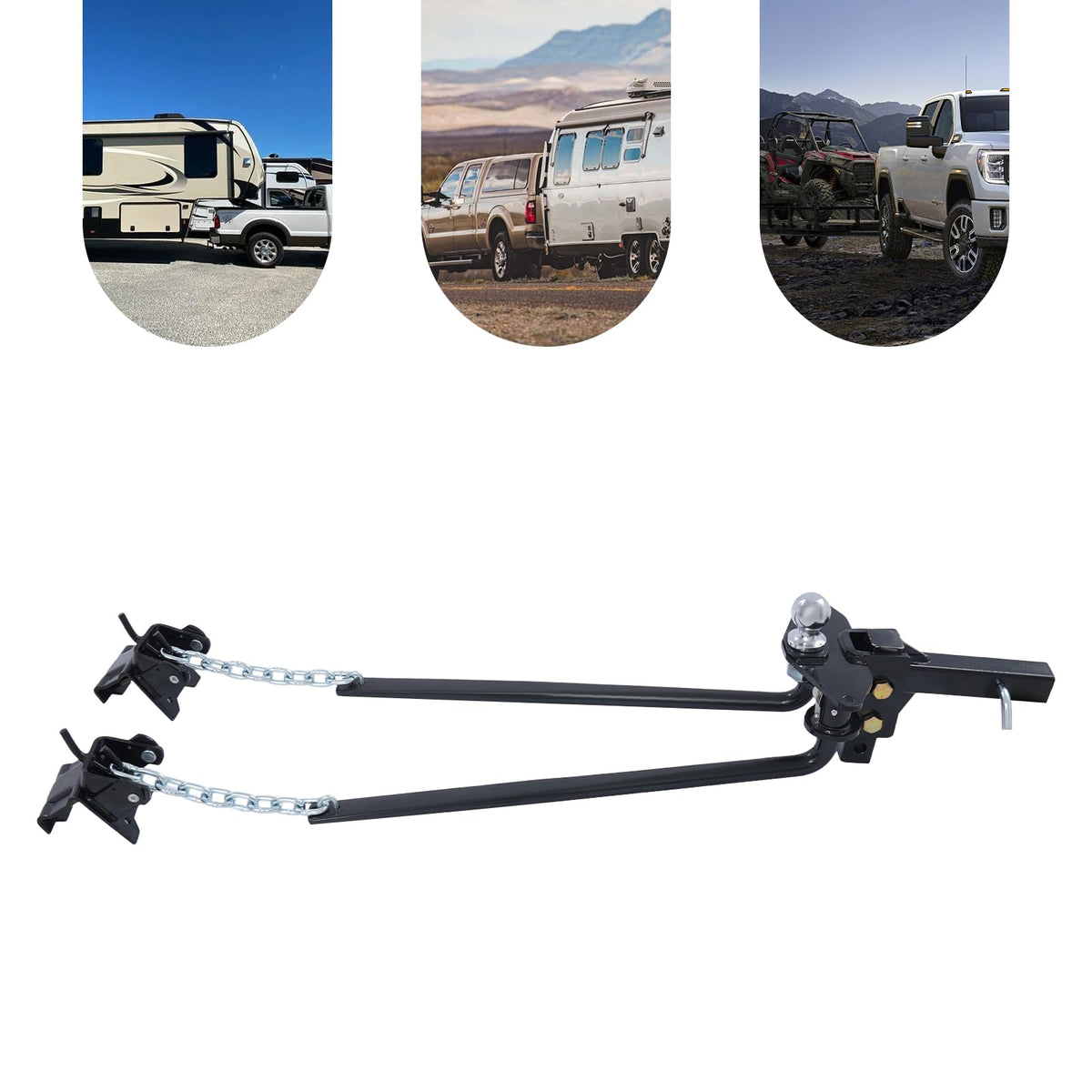 14000Lbs Weight Distribution Hitch with Sway Control I444