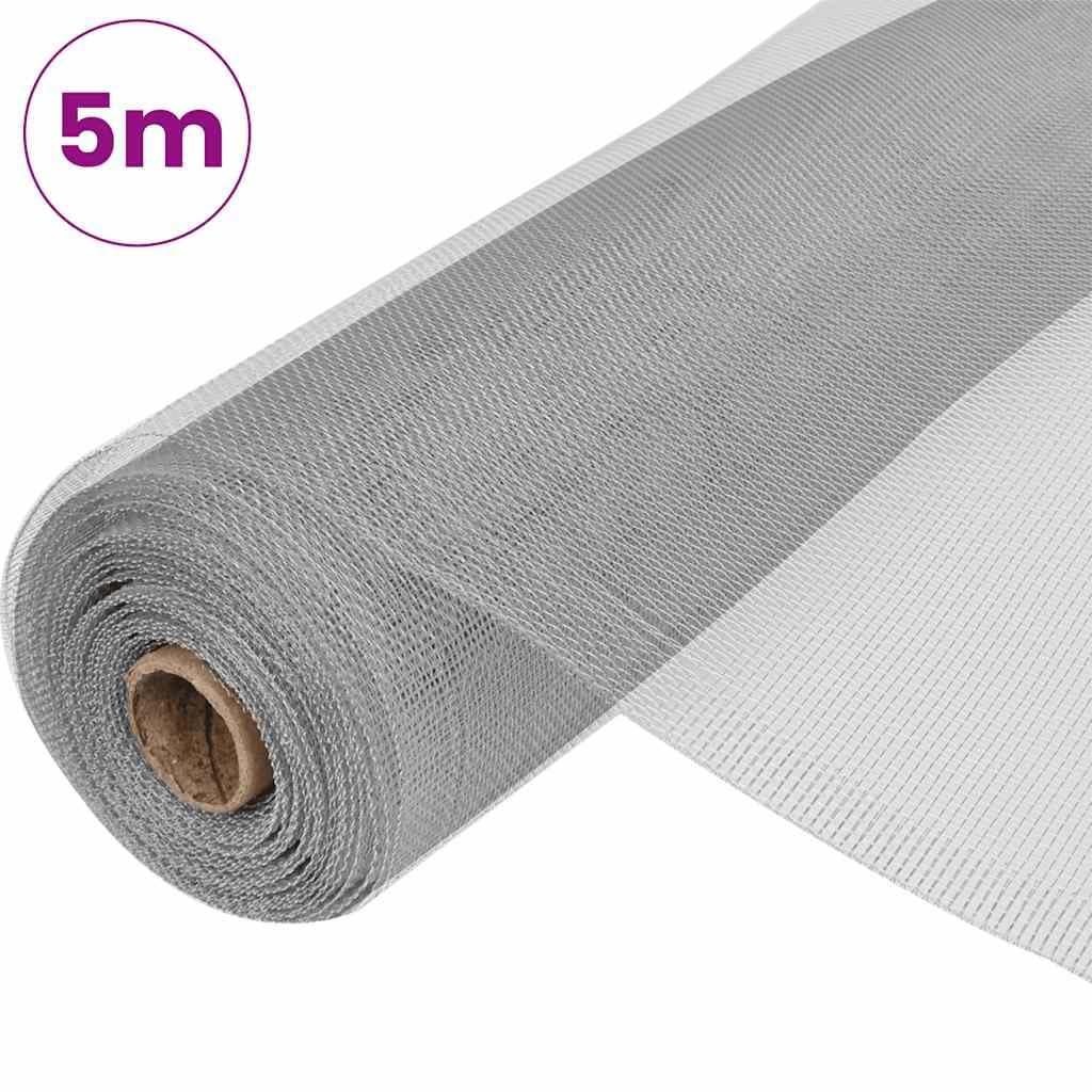 Aluminum Mesh Screen 39.4x196.9 Inch Silver Mesh Roll L278814