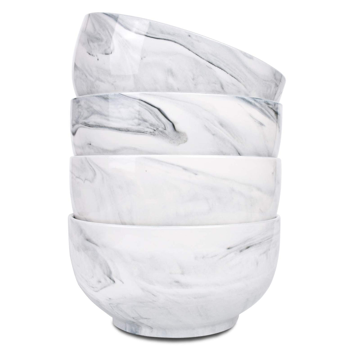 Ceramic Bowl Set of 4, 33 Oz, Dishwasher and Microwave Safe M2997