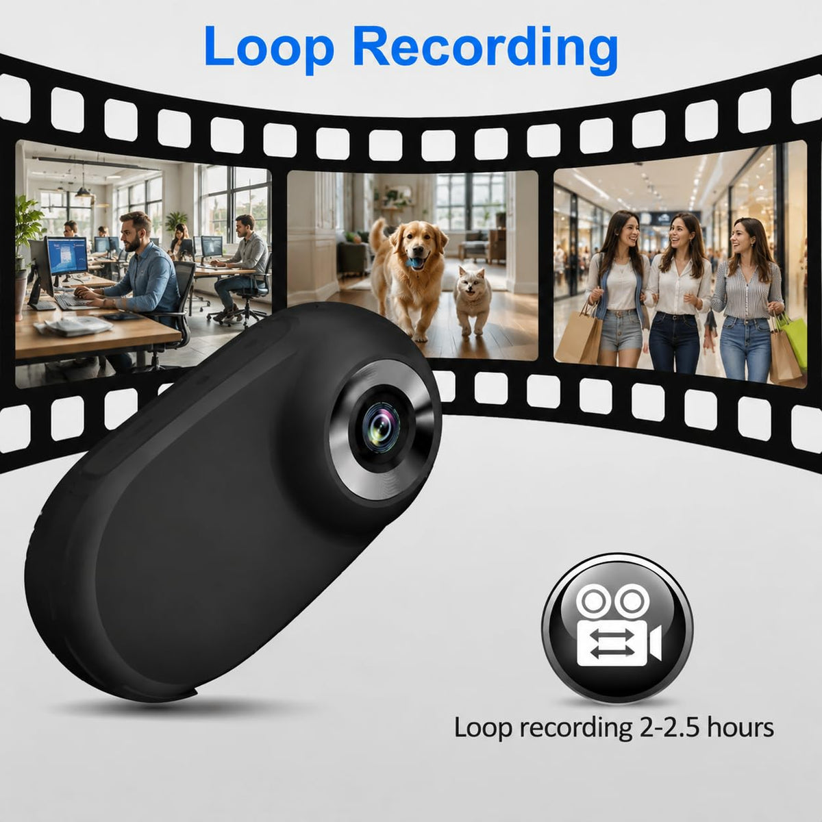1080P Wireless Mini Pet Camera Collar U499
