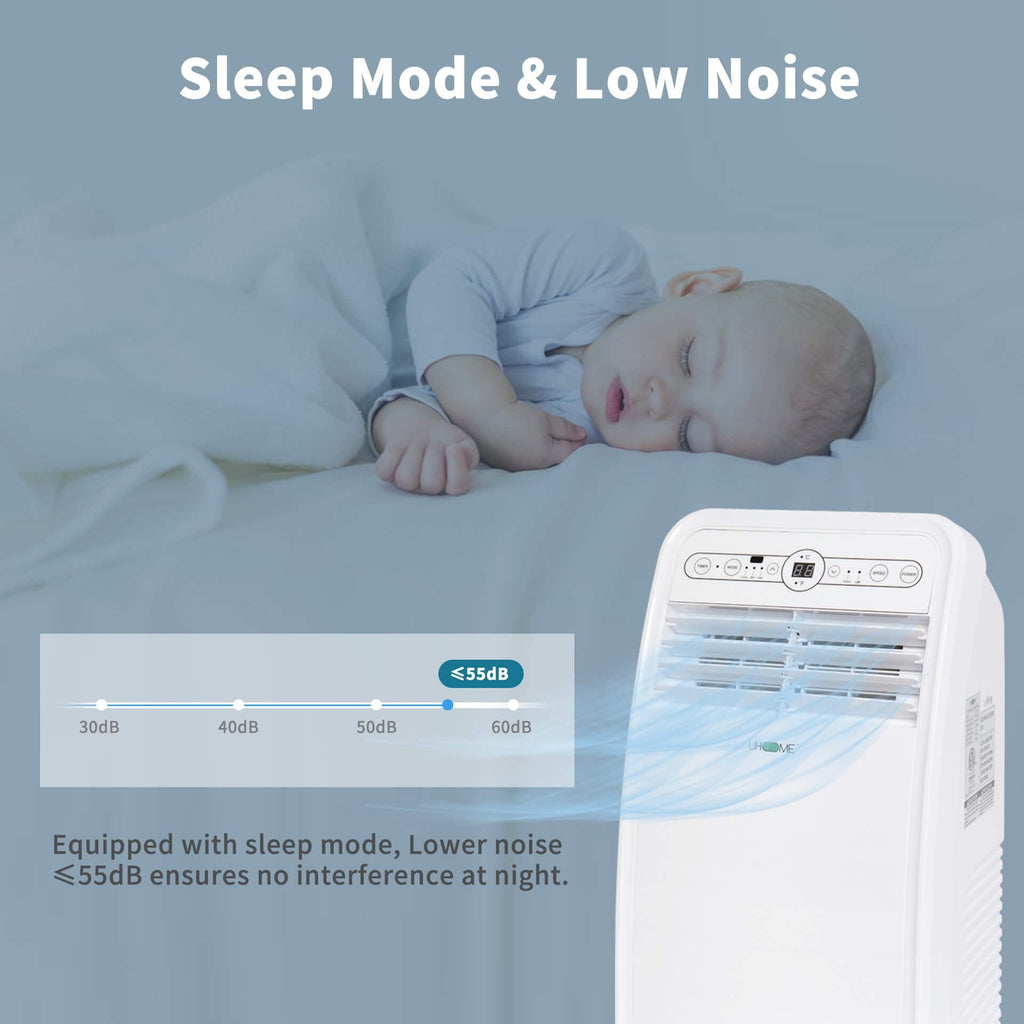 8000 BTU White Portable Air Conditioner M1971