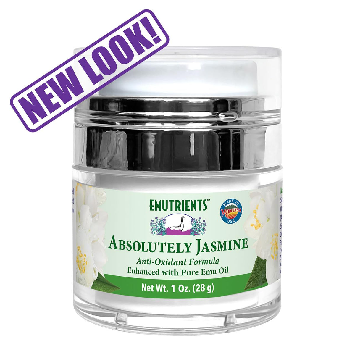 Jasmine Facial Cream 1 Ounce Jar with Emu Oil V735