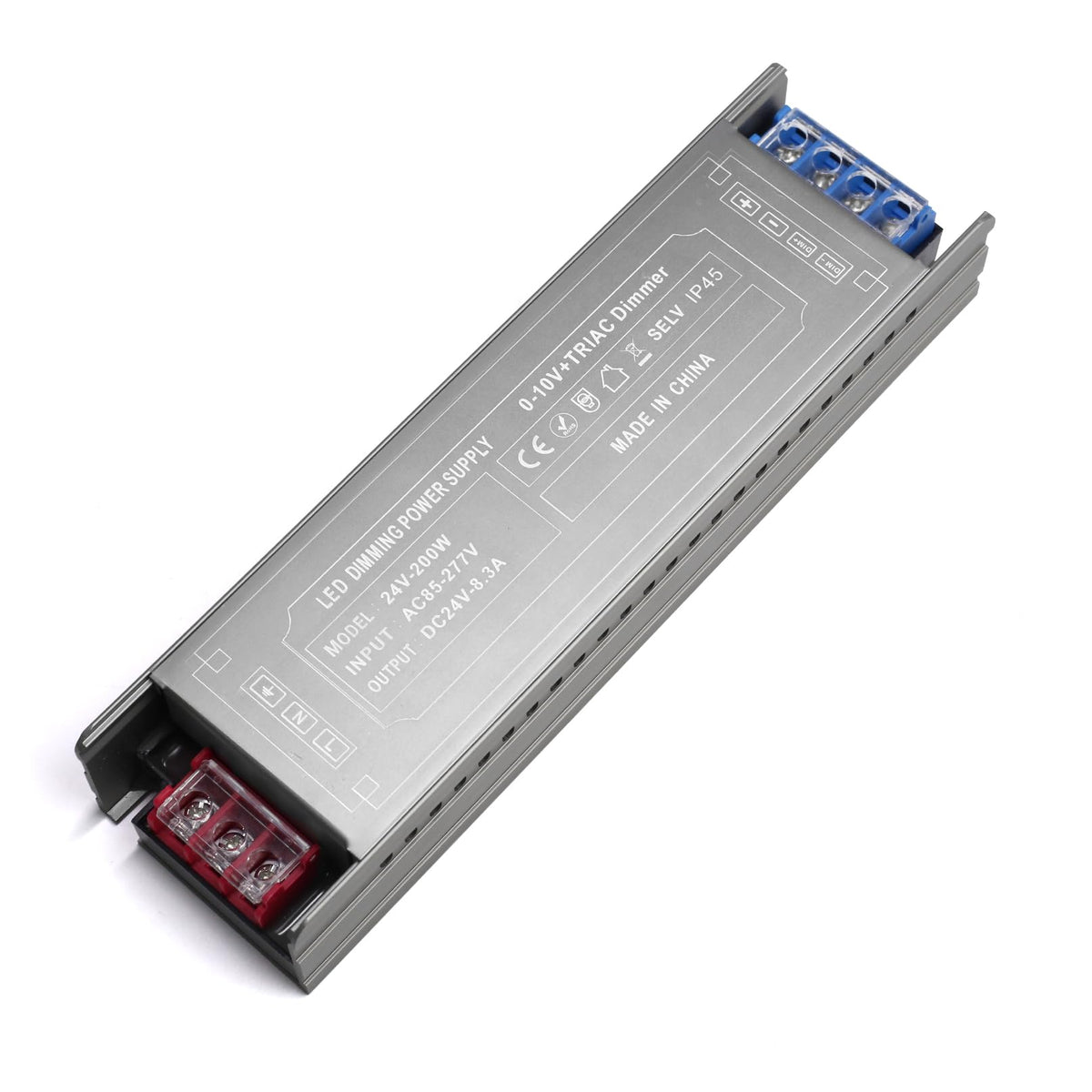 200 Watts Dimmable LED Driver 85V-277V AC to 24V DC Converter F713146