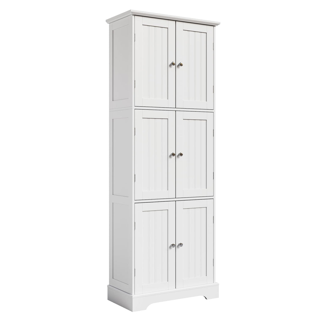 63.2" Tall Bathroom Storage Cabinet with 6 Doors Q5194