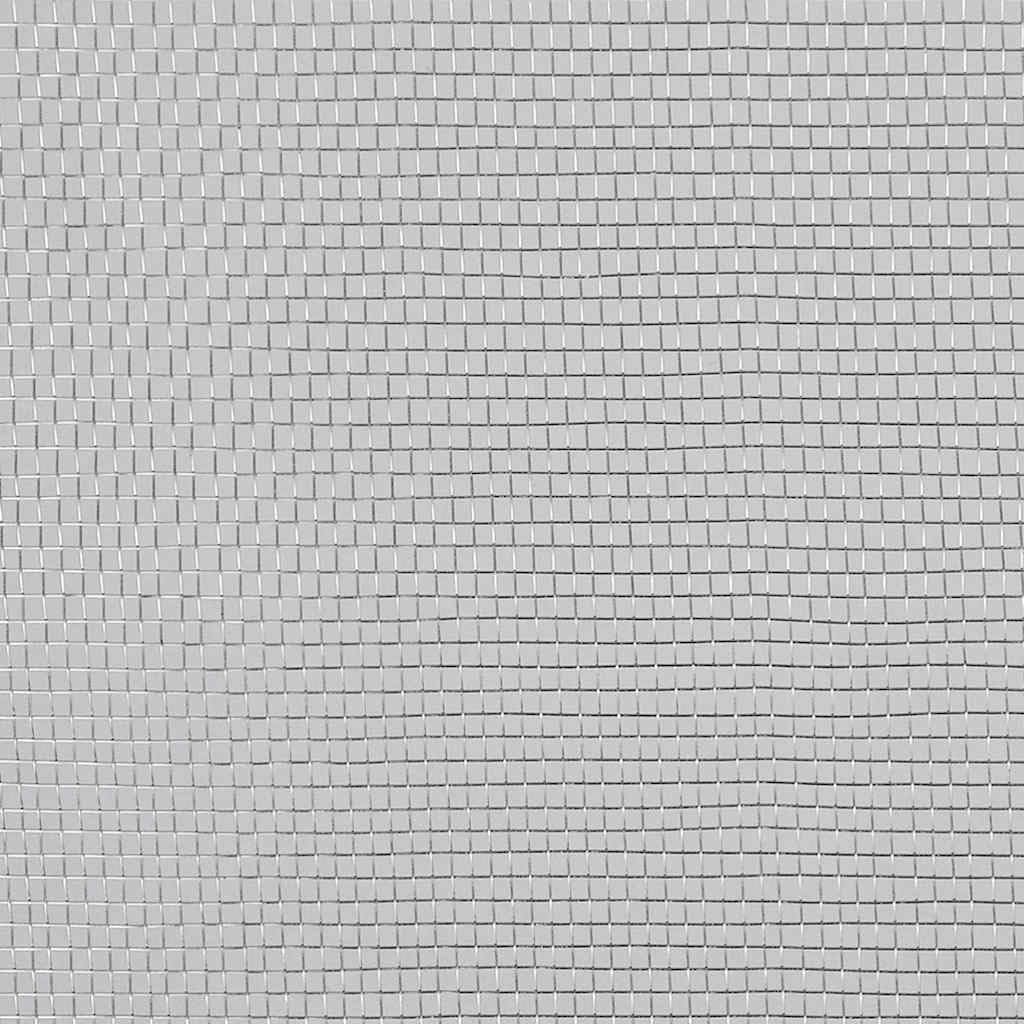 Aluminum Mesh Screen 39.4x196.9 Inch Silver Mesh Roll L278814