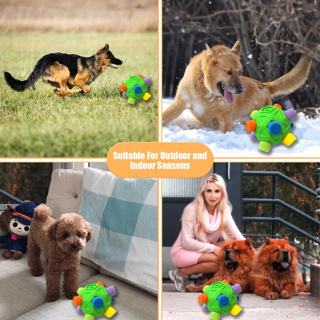 Interactive Puzzle Dog Toys Slow Feeder with Squeaky Carrot Toy A7749