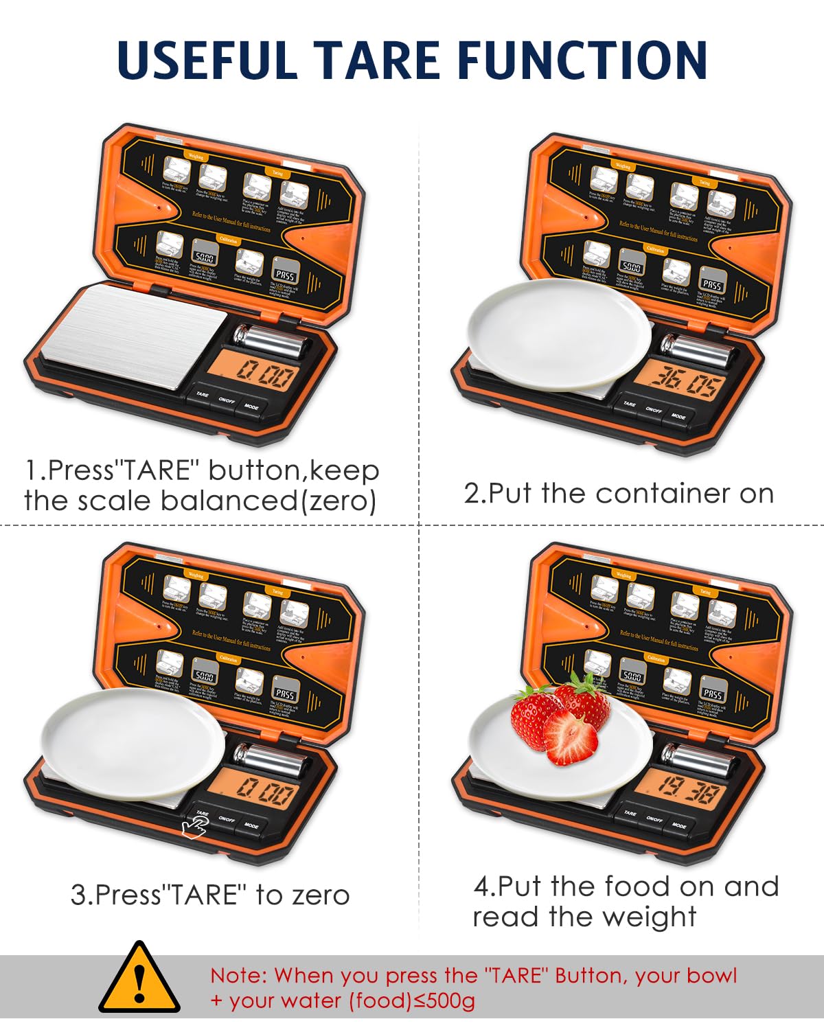 Digital Pocket Scale 500g x 0.01g P249295