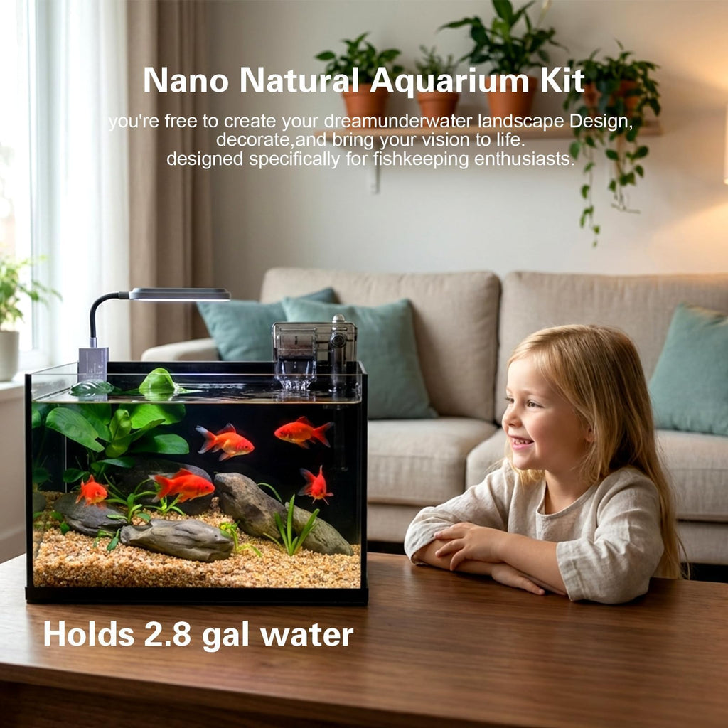 2.8 Gallon Glass Aquarium Starter Kit A286681