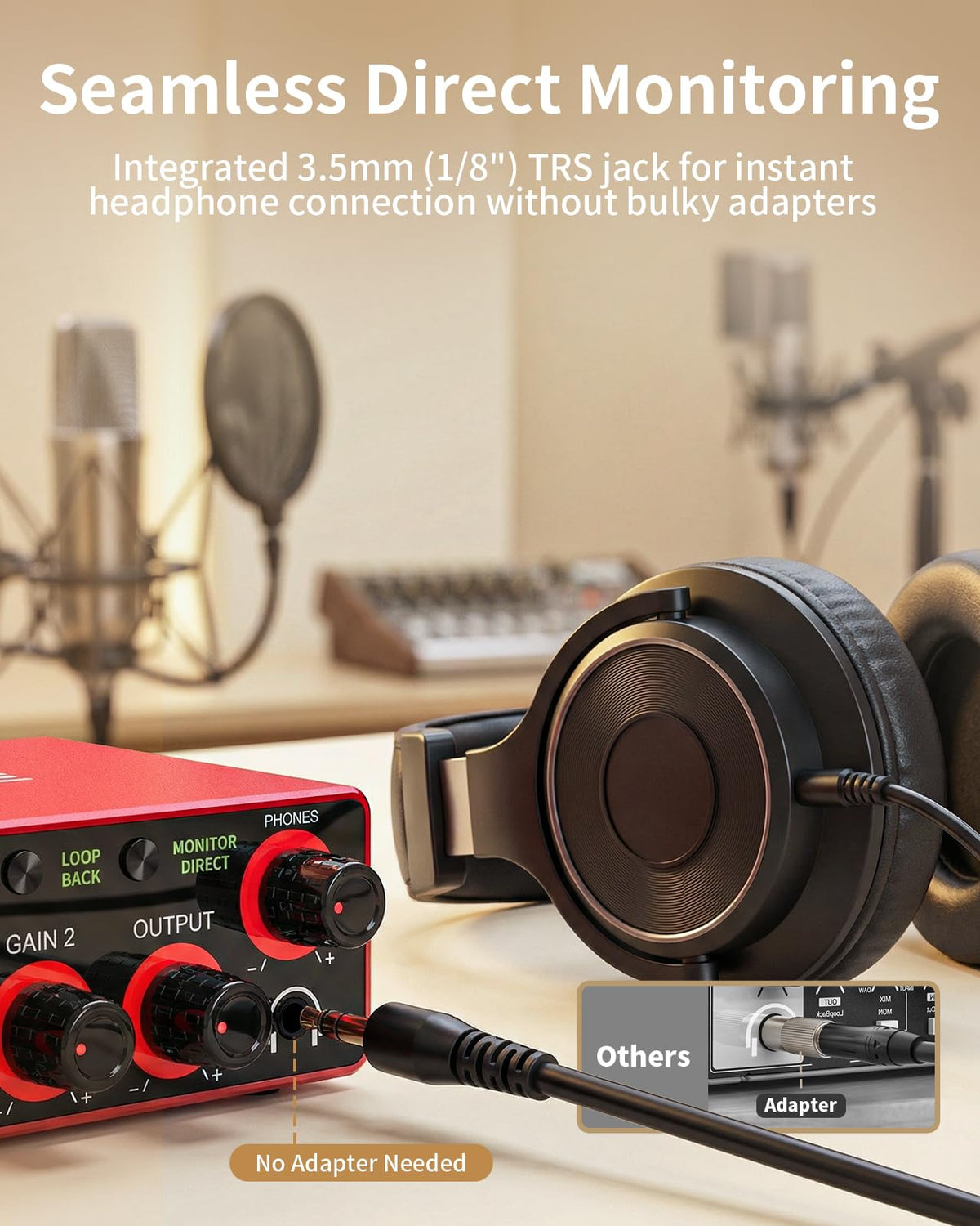 2X2 24-bit/192kHz Audio Interface with XLR/TRS Combo Input J68641