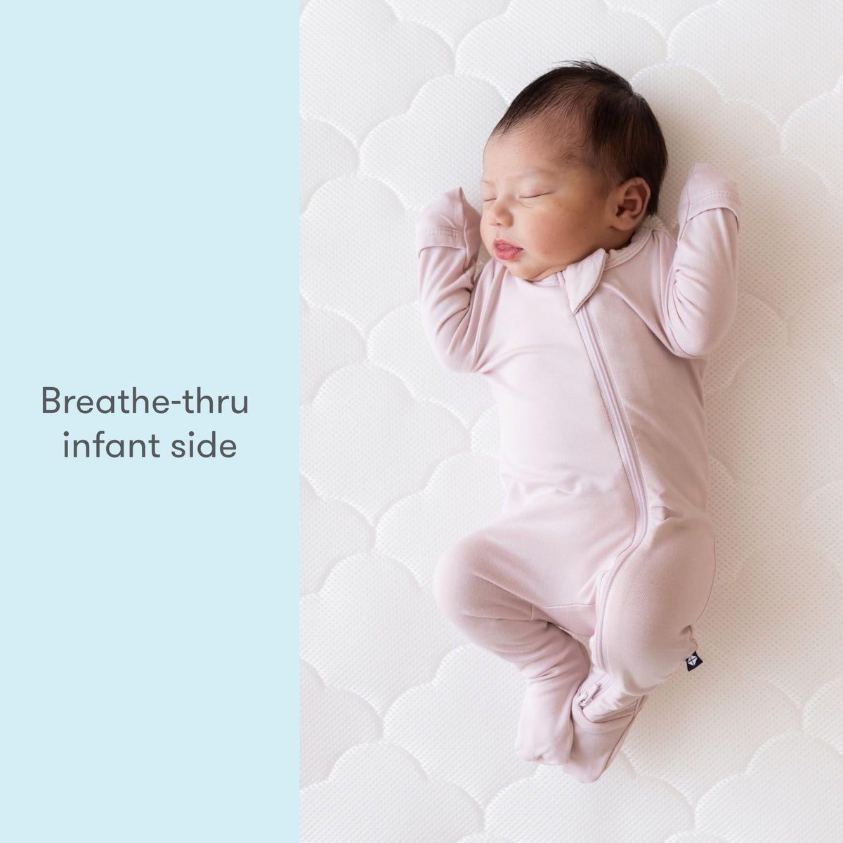 White Waterproof Crib Mattress Z5914