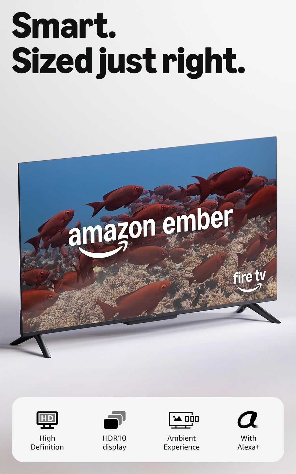 32" HD Smart TV with Alexa Remote C53333