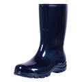 Women's Mid Calf Waterproof Rubber Rain Boots F2602