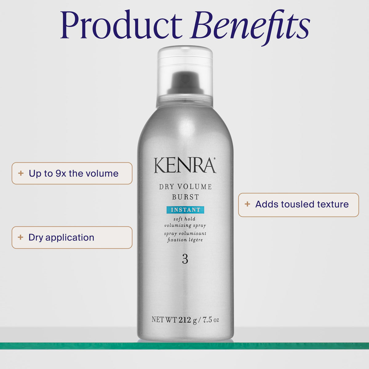 Instant Volume Hairspray Soft Hold Volumizing Spray H59024