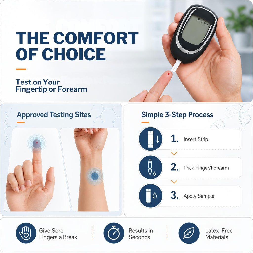 Blood Glucose Test Strips 100 Strips V6994