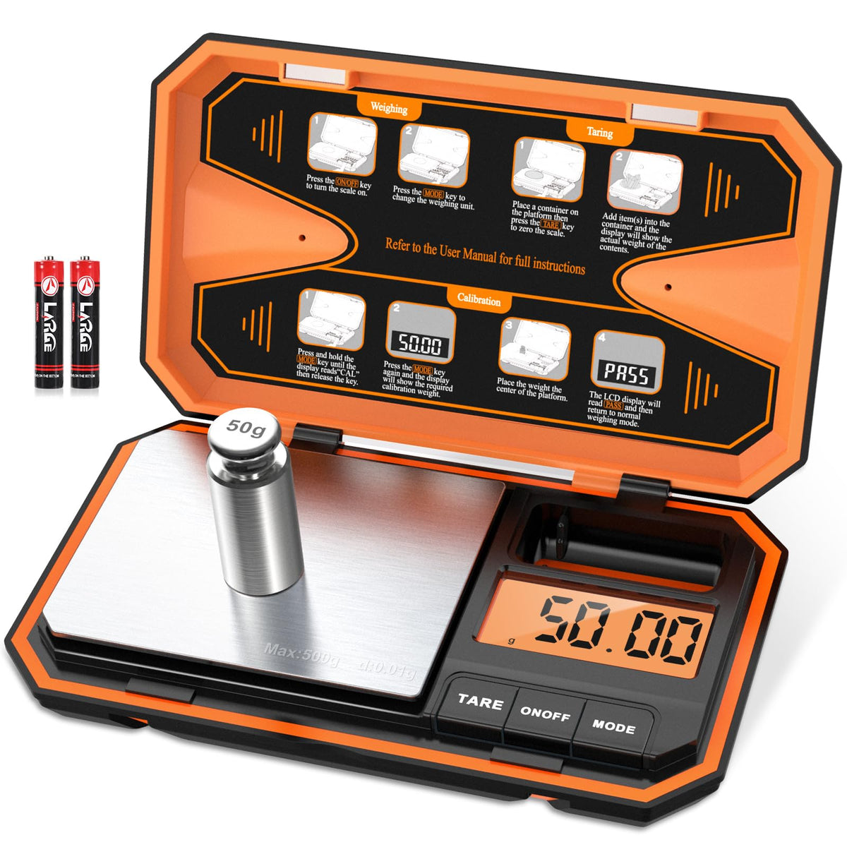 Digital Pocket Scale 500g x 0.01g P249295