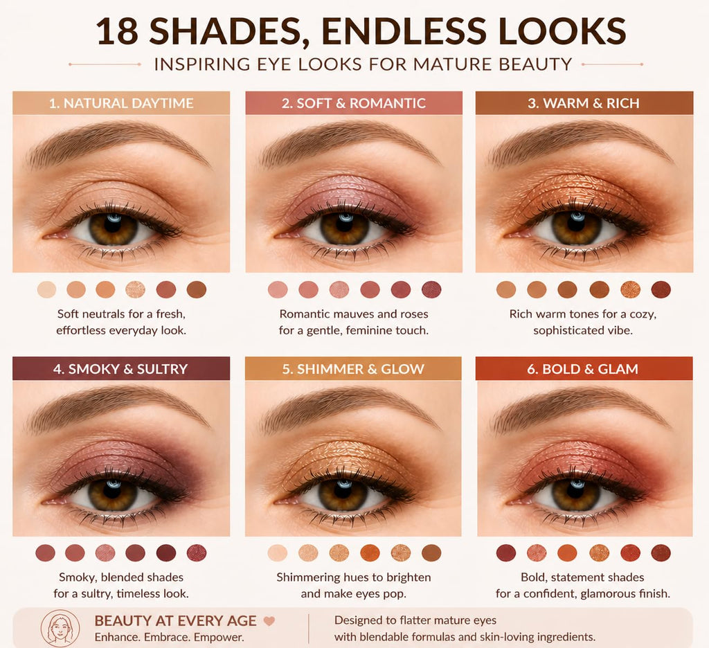 18 Color Natural Eyeshadow Palette G4564