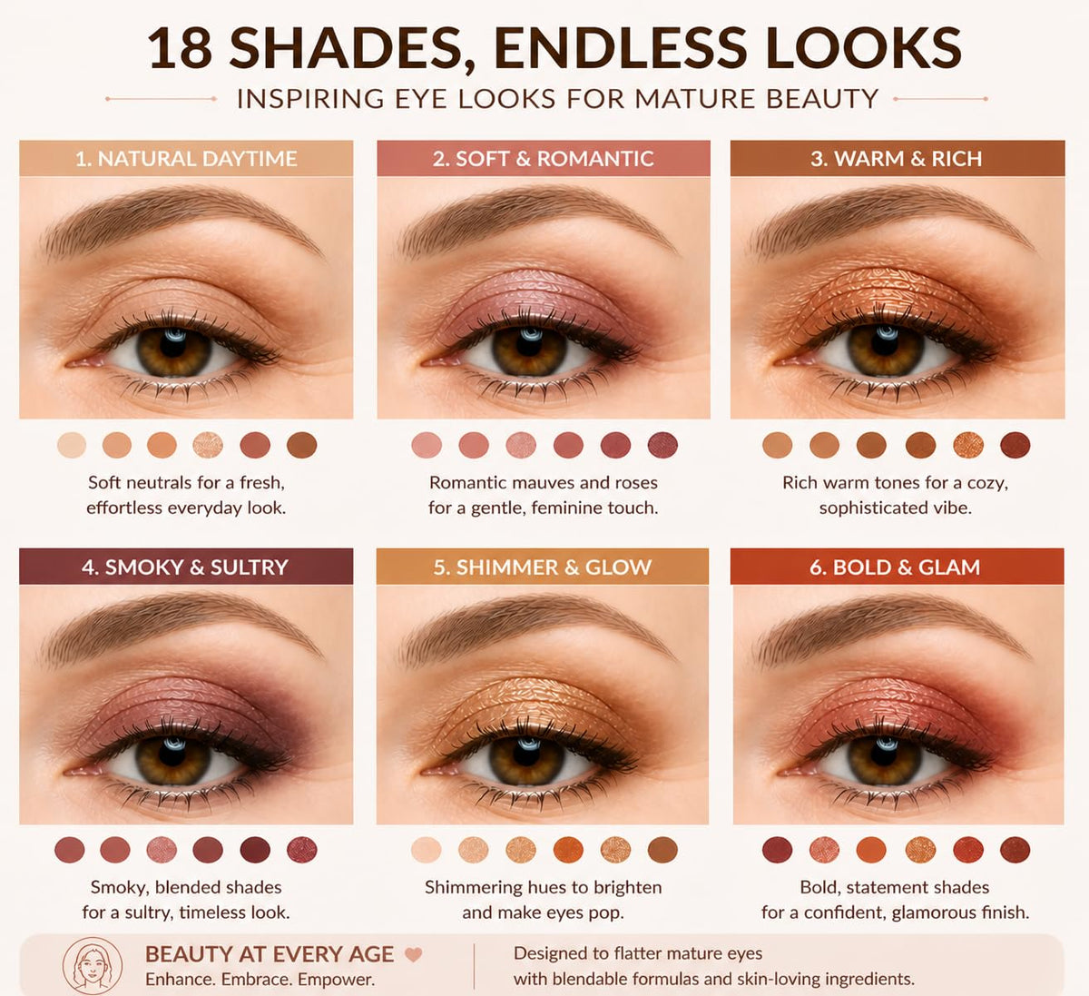 18 Color Natural Eyeshadow Palette G4564