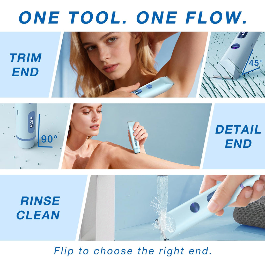 Bikini Trimmer 2 in1 Electric Razor USB-C Rechargeable E28022