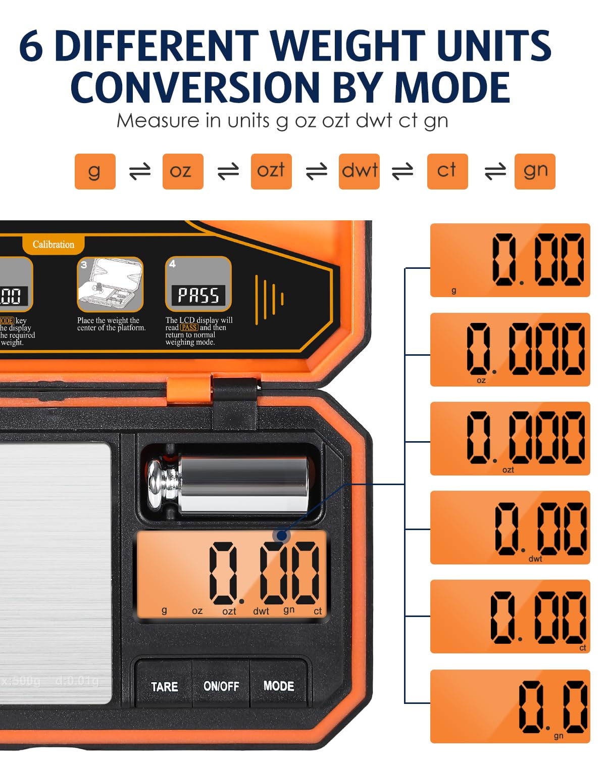 Digital Pocket Scale 500g x 0.01g P249295