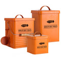 Metal Dog Food Containers with Lids and Spoon, 3 Set F825